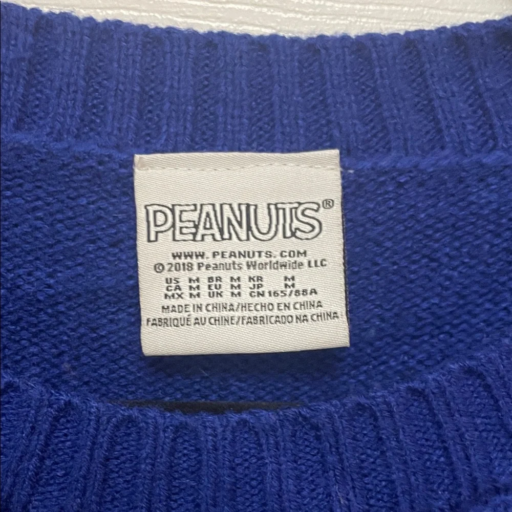 ***SOLD***Peanuts Snoopy Multicolor Crewneck Sweater - Picture 4 of 5